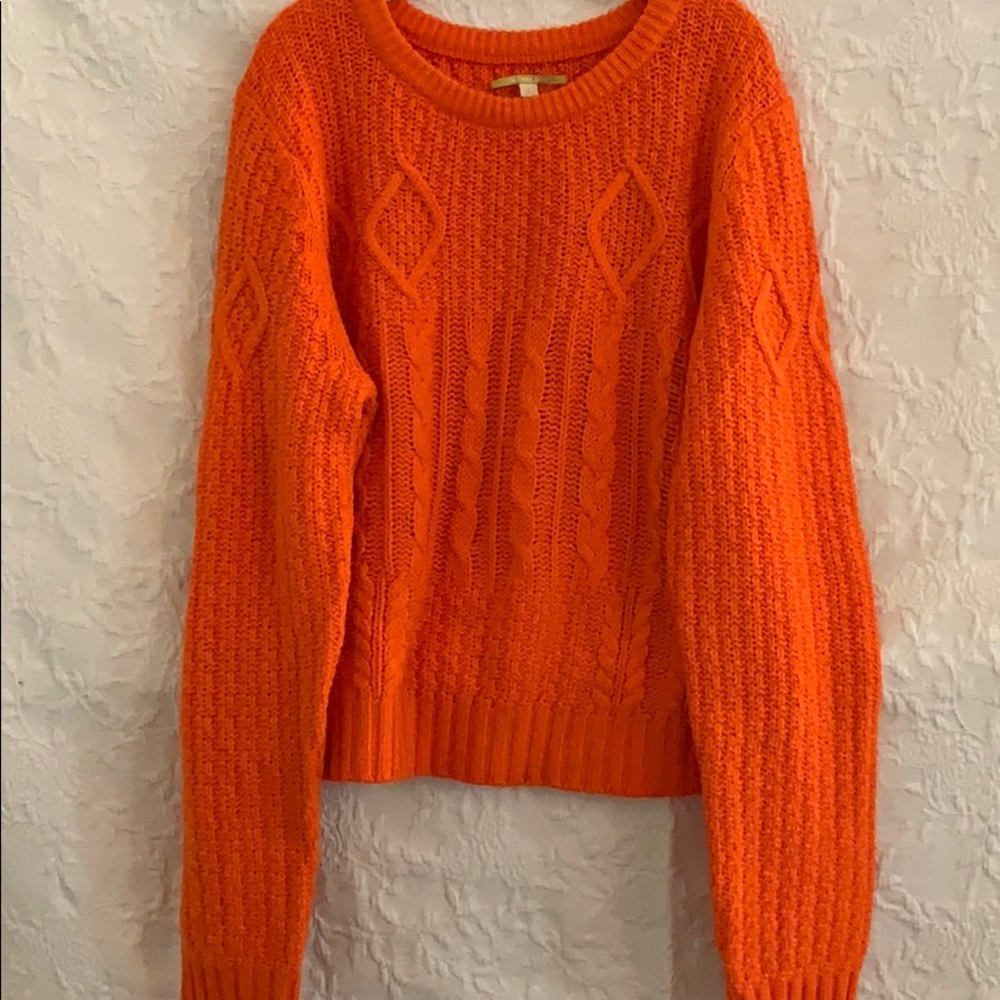 Orange sweater
